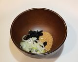 超簡単　焼肉屋のわかめスープ作り方2写真