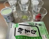 いちごの三色団子あんこ添え♡作り方1写真