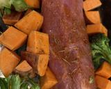 野菜と豚肉シート焼き作り方2写真