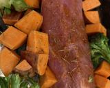 野菜と豚肉シート焼き作り方3写真