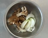 食感がいい!簡単『きのこ入り牛丼』作り方1写真