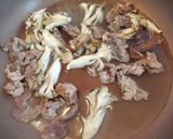 牛肉、舞茸、ケールの焼き肉スパゲティ作り方4写真