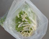 ソフトケールとはんぺんのモチモチ焼き。作り方2写真