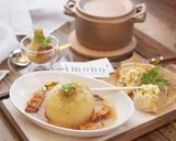 丸ごと玉ねぎのスープ　銅鍋てふてふレシピ作り方9写真