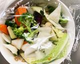 肉無豆腐簡単コク旨さっぱり梅ごま味野菜炒作り方13写真