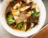 肉無豆腐すっきり梅ケチャップ味野菜炒め作り方18写真