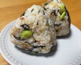 乾物と枝豆の雑穀おにぎり作り方4写真