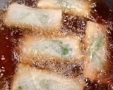簡単☆大葉とチーズ入り春巻き作り方6写真