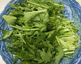 水菜とハムのわさびマヨネーズ和え作り方3写真