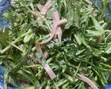 水菜とハムのわさびマヨネーズ和え作り方9写真