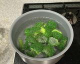 シャキシャキ食感　ブロッコリーの早茹作り方9写真