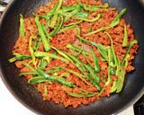 挽き肉とピーマンのカレー風味ピザ作り方1写真