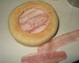 イングリッシュマフィンで朝食作り方2写真
