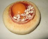 イングリッシュマフィンで朝食作り方4写真