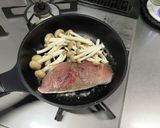鰤のバター焼き☆キノコ醤油ソース作り方3写真