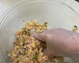 春キャベツたっぷり焼き餃子作り方4写真