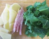 菜の花オムレツ　作り方1写真