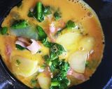 菜の花オムレツ　作り方6写真