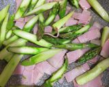 柚子胡椒風味のアスパラとベーコンのパスタ作り方3写真