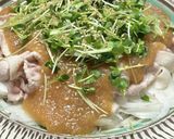 豚冷しゃぶの大根おろしあんかけ作り方6写真