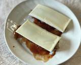 チーズとろとろハンバーグのロールサンド作り方6写真