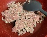 こんにゃくと挽肉のクレソン入り甘辛炒め♪作り方2写真
