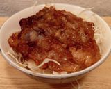 豚バラ揚げ煮丼作り方6写真