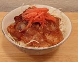 豚バラ揚げ煮丼作り方7写真