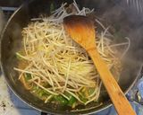 野菜たっぷりでヘルシー　焼肉パスタ作り方7写真