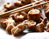 新じゃがと豚の甘辛揚げ煮作り方4写真