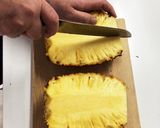 簡単に覚えられるパイナップルの捌きかた作り方3写真