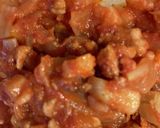 ミートソースで卵かけご飯 TKG作り方1写真