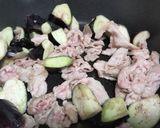 豚こまと茄子のみぞれ煮作り方5写真