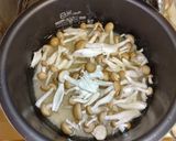 明太子枝豆しめじ油揚げの炊き込みご飯作り方2写真