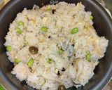 明太子枝豆しめじ油揚げの炊き込みご飯作り方8写真