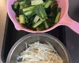給食の「小松菜とえのきたけの和え物」♡作り方1写真