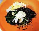 鉄分たっぷり　ほうれん草とひじきサラダ作り方5写真