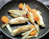 若鶏チキンバーの照り煮作り方3写真