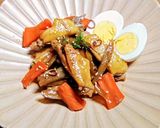 若鶏チキンバーの照り煮作り方6写真
