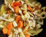食べすぎ危険!コクうま根菜煮物作り方5写真