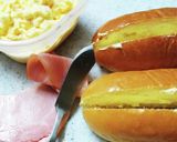 サンドウィッチ☆弁当用☆ ロールパンで作り方4写真