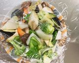 コク旨オイきな粉味豚こま回鍋肉青椒肉絲風作り方12写真
