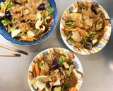 コク旨オイきな粉味豚こま回鍋肉青椒肉絲風作り方15写真