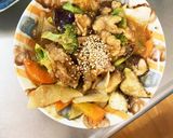 コク旨オイきな粉味豚こま回鍋肉青椒肉絲風作り方17写真