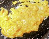 スナップエンドウの卵炒めです♪旬を食べよ作り方5写真