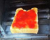 ピーナッツバターとイチゴジャムのトースト作り方4写真