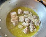 レモンと鶏モモ肉のスパゲッティ作り方7写真