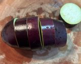 鶏ももと茄子とピーマンのマスタード炒め作り方1写真