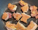 鶏ももと茄子とピーマンのマスタード炒め作り方6写真