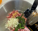 焼肉の生だれで作る　時短簡単大葉つくね作り方4写真
